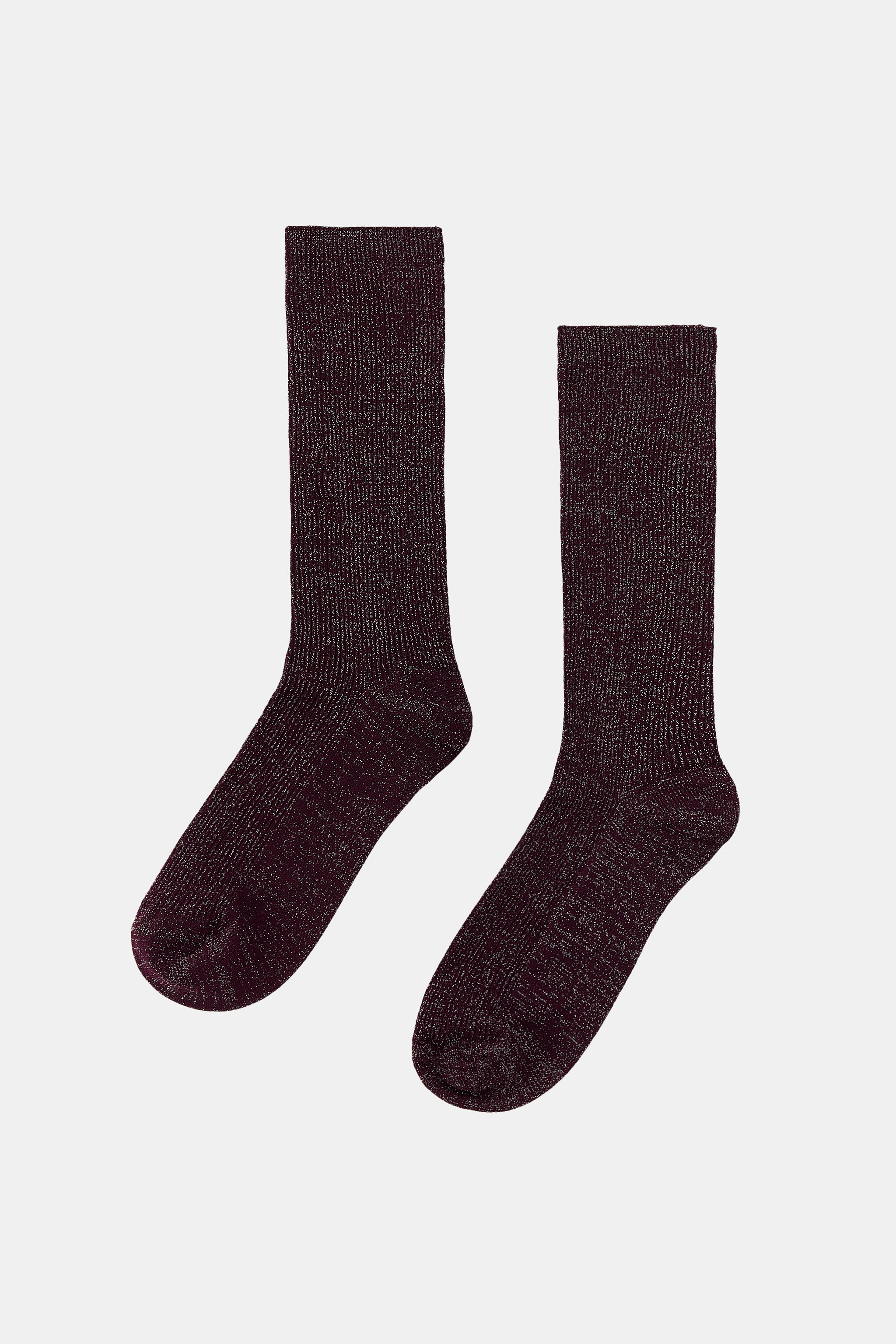 POLYAMIDE SOCKS WITH METALLIC THREAD